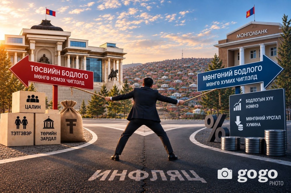 Инфляц 12 хувьд хүрсэн өнөө үед төсөв, мөнгөний бодлого хоёр тийш "харав"